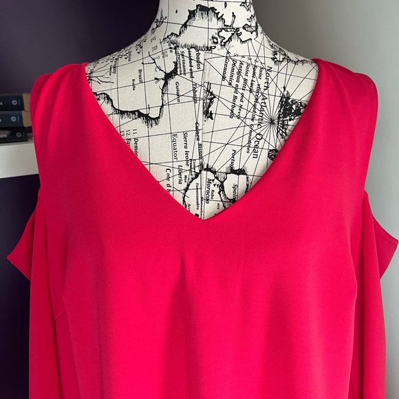 Lane Bryant Cold Shoulder Bell Sleeve Dress - Picture 2 of 9